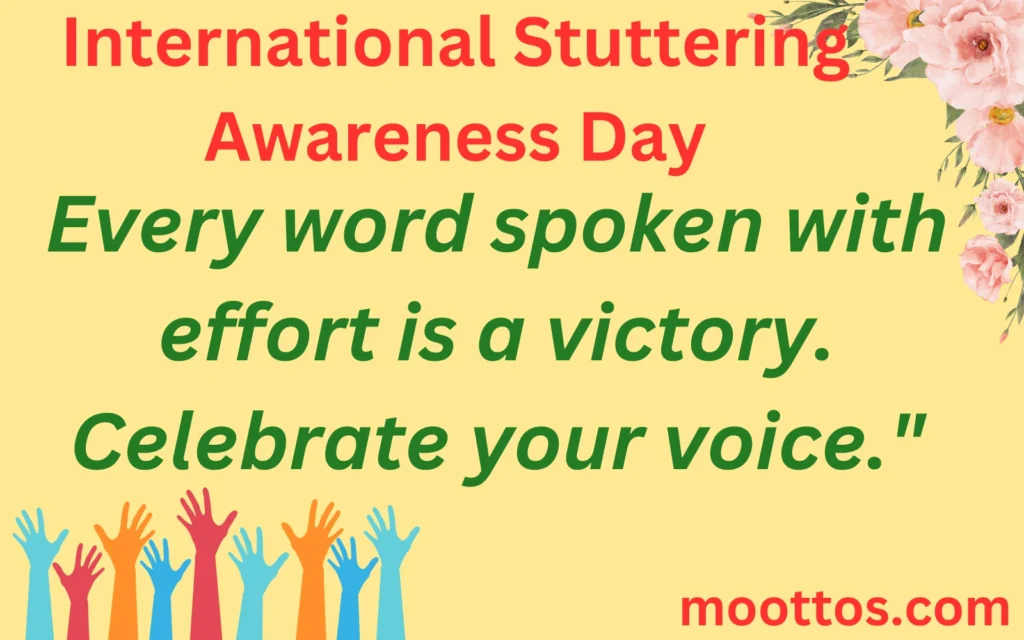 International Stuttering Awareness Day